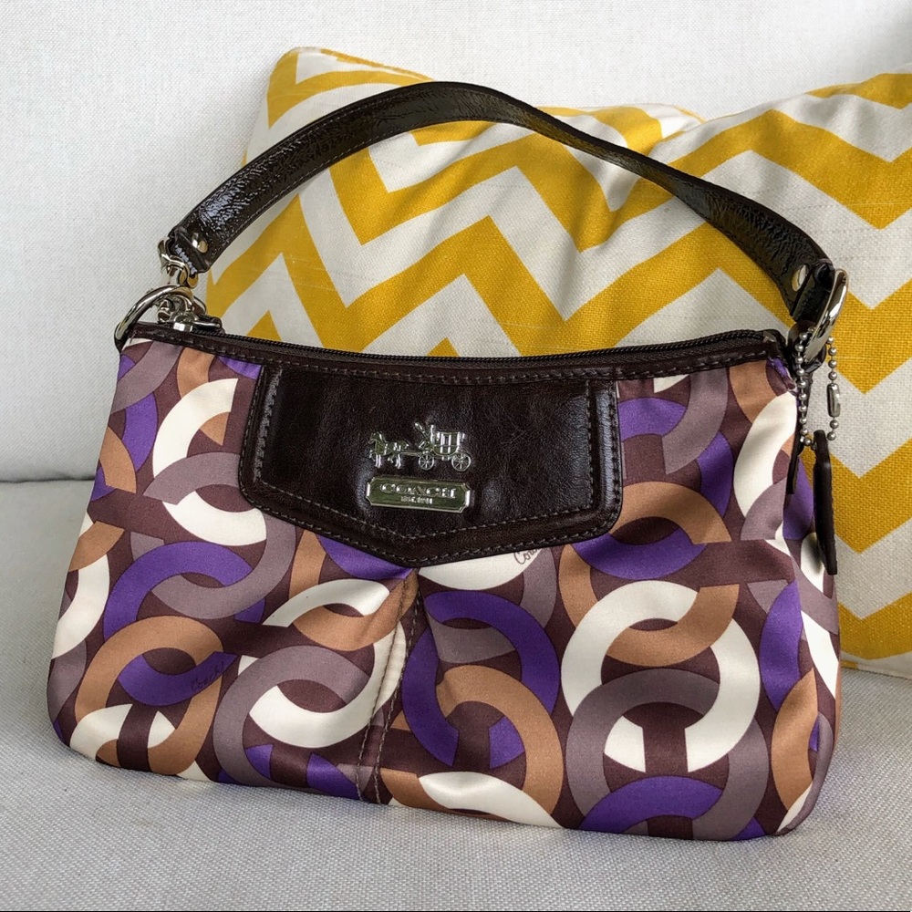 Coach Madison Chainlink Top Handle Pouch